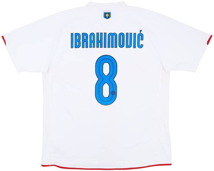 2007-08 Inter Milan Centenary Away Shirt Ibrahimovic #8 - 8/10 - (XXL)