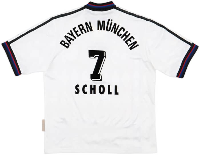1996-98 Bayern Munich Away Shirt Scholl #7 - 8/10 - (Y)