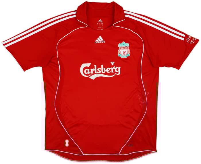 2006-08 Liverpool Home Shirt Gerrard #8 - 4/10 - (XL)