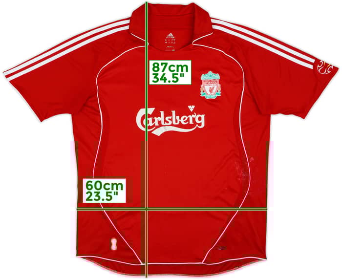 2006-08 Liverpool Home Shirt Gerrard #8 - 4/10 - (XL)