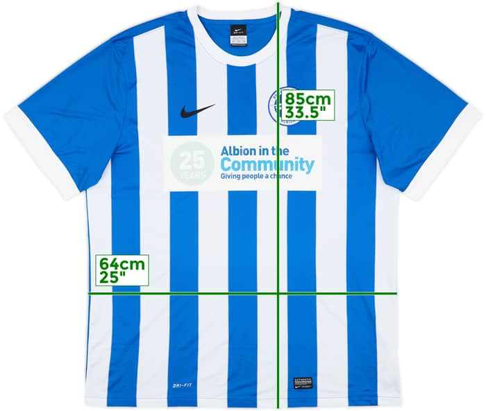 2014-16 Brighton Home Shirt - 8/10 - (XXL)