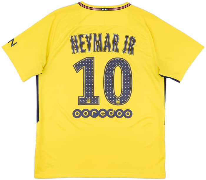 2017-18 Paris Saint-Germain Away Shirt Neymar Jr #10 - 6/10 - (L)