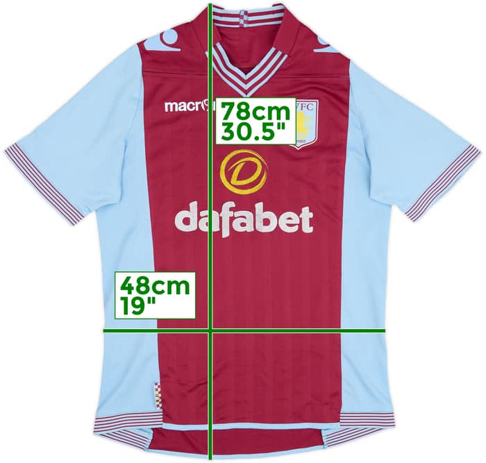 2013-14 Aston Villa Home Shirt - 5/10 - (M)