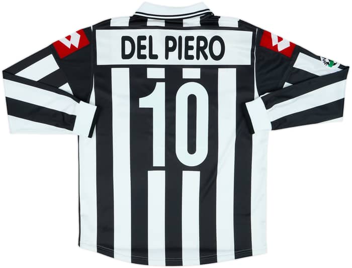 2001-02 Juventus Home L/S Shirt Del Piero #10 - 8/10 - (M)