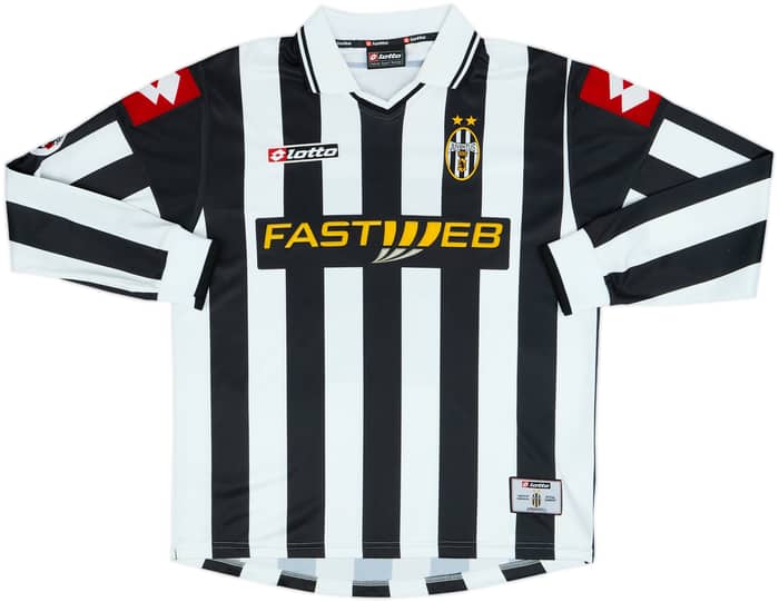 2001-02 Juventus Home L/S Shirt Del Piero #10 - 8/10 - (M)