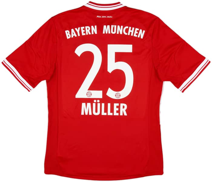 2013-14 Bayern Munich Home Shirt Muller #25 - 7/10 - (M)