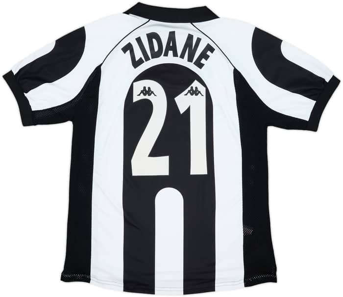1997-98 Juventus Centenary Home Shirt Zidane #21 - 8/10 - (M)