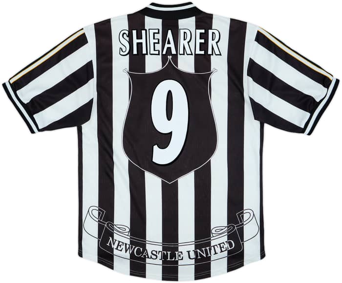 1997-99 Newcastle Home Shirt Shearer #9 - 8/10 - (M)