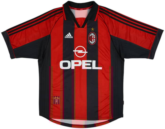 1998-00 AC Milan Home Shirt Shevchenko #7 - 8/10 - (XL)
