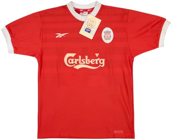 1998-00 Liverpool Home Shirt Gerrard #28 (M)