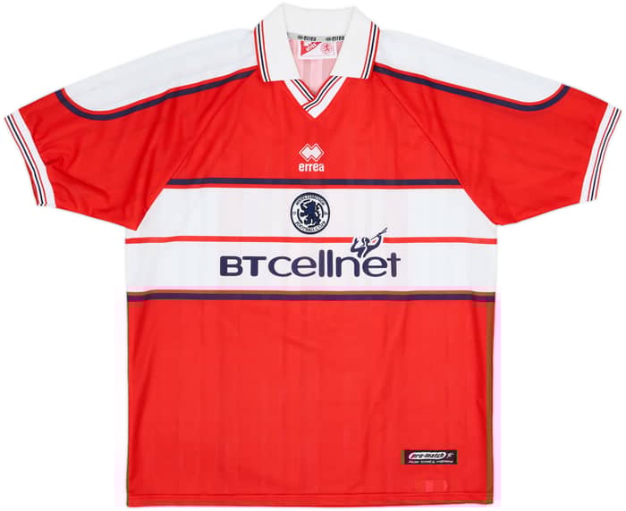 2000-01 Middlesbrough Home Shirt Karembeu #8 - 7/10 - (XXL)