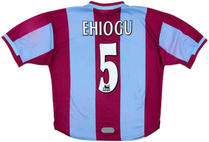 1999-00 Aston Villa Home Shirt Ehiogu #5 - 6/10 - (M)