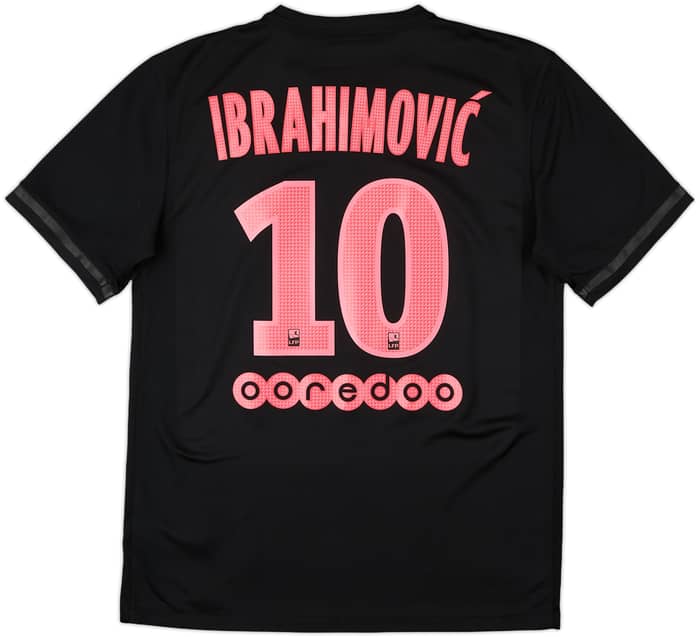 2015-16 Paris Saint-Germain Third Shirt Ibrahimovic #10 - 8/10 - (M)