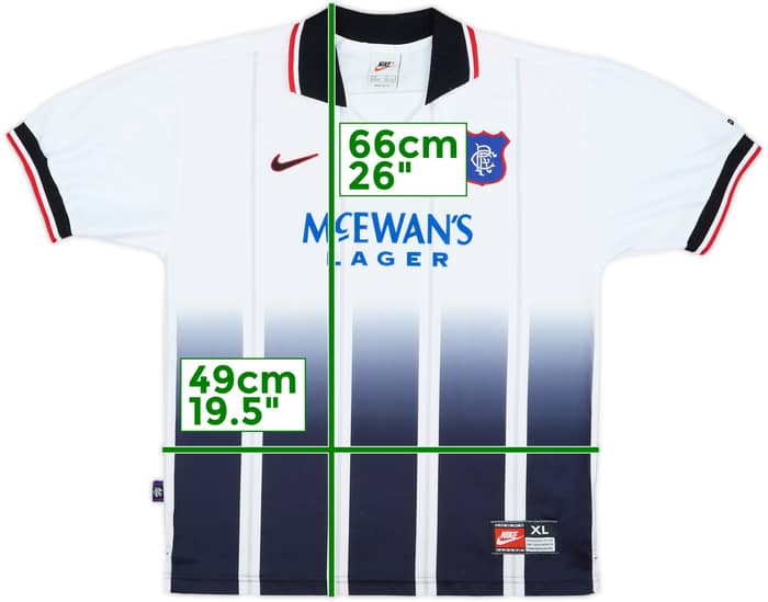 1997-99 Rangers Away Shirt - 8/10 - (XL.Boys)
