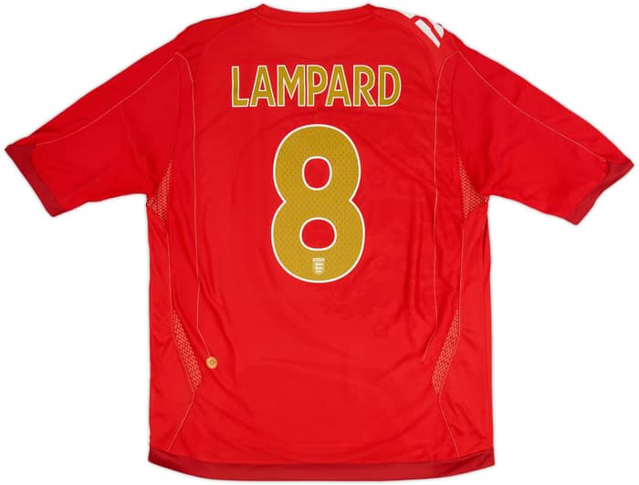 2006-08 England Away Shirt Lampard #8 - 6/10 - (XL)