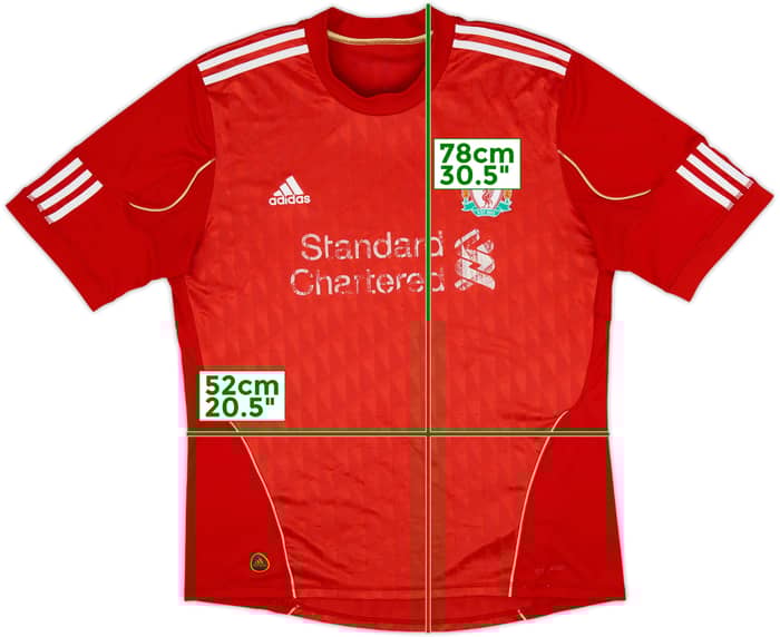 2010-12 Liverpool Home Shirt - 5/10 - (L)