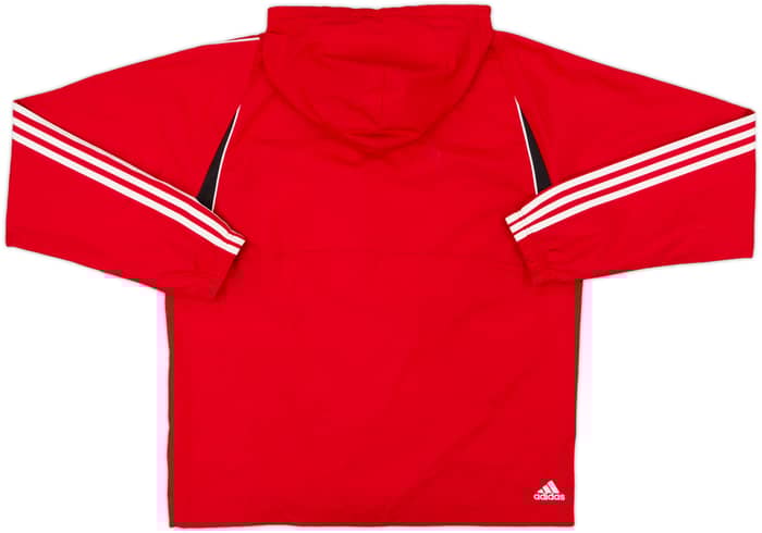 2007-08 Liverpool adidas CL Hooded Rain Jacket - 8/10 - (L/XL)