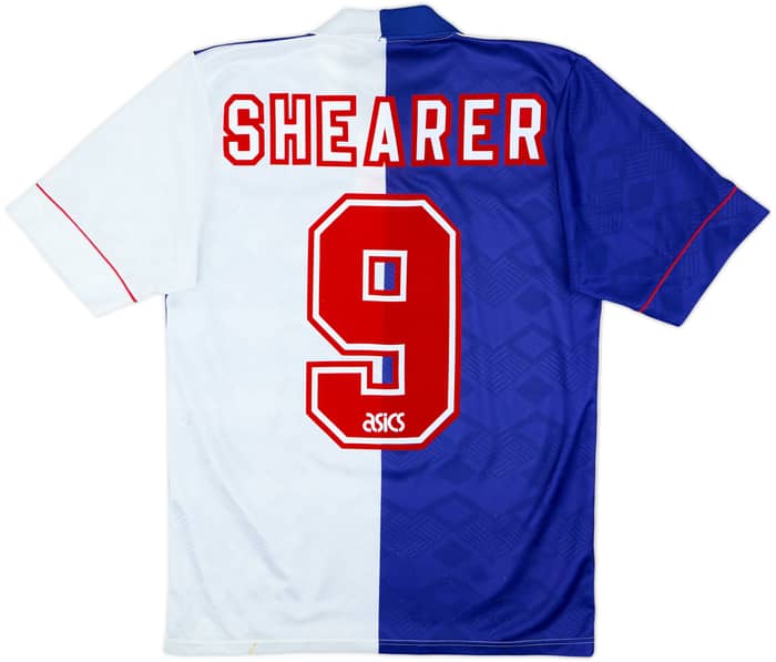 1992-94 Blackburn Rovers Home Shirt Shearer #9 - 8/10 - (S)