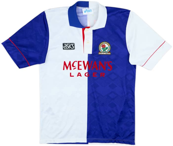 1992-94 Blackburn Rovers Home Shirt Shearer #9 - 8/10 - (S)