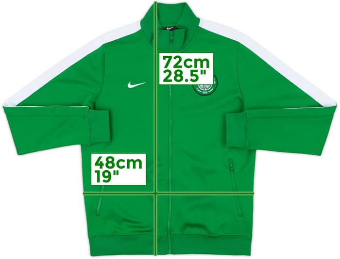 2013-14 Celtic Nike Track Jacket - 8/10 - (M)