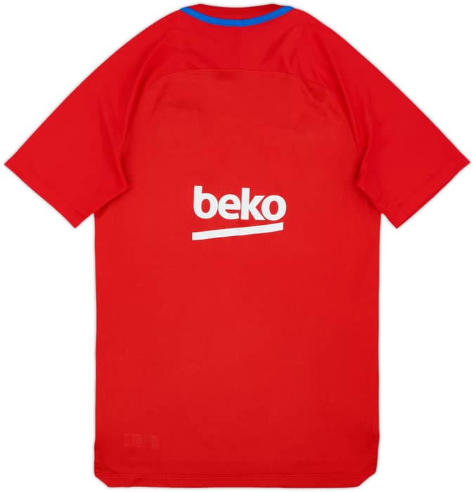 2017-18 Barcelona Nike Training Shirt - 9/10 - (S)