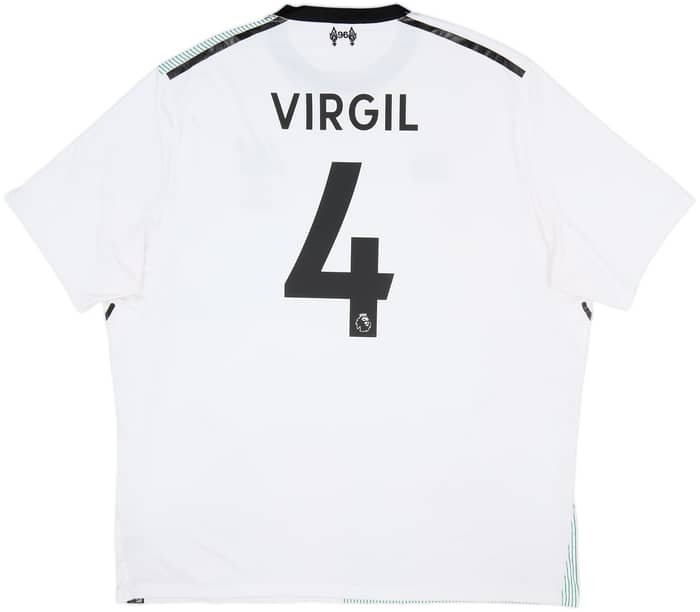 2017-18 Liverpool Away Shirt Virgil #4 - 6/10 - (XXL)