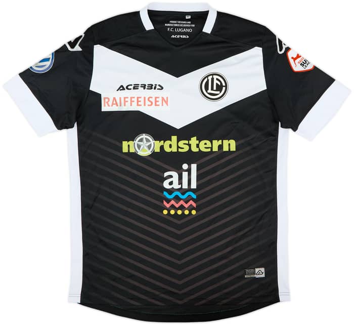 2018-19 FC Lugano Home Shirt - 8/10 - (M)