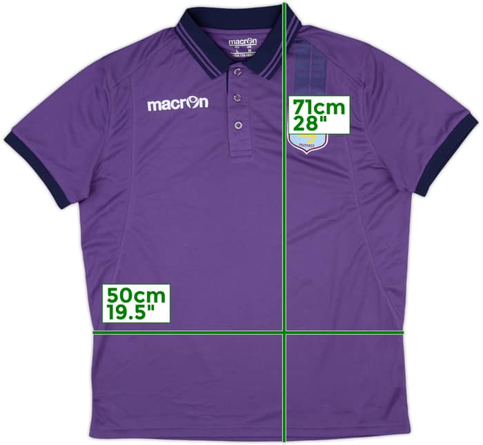 2014-15 Aston Villa Macron Polo Shirt - 8/10 - (M)