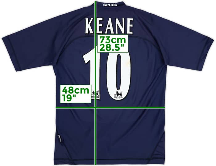 2004-05 Tottenham Away Shirt Keane #10 - 7/10 - (XL)