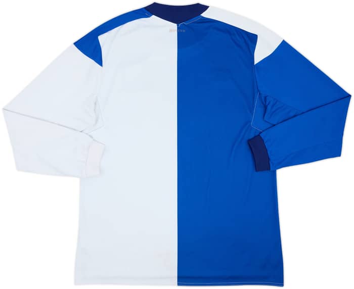 2017-18 Blackburn Rovers Home L/S Shirt - 7/10 - (XL)