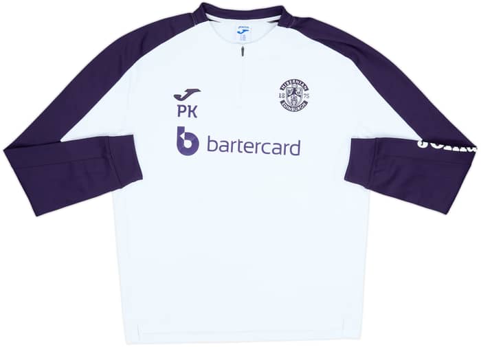 2020-21 Hibernian Staff Issue Joma 1/4 Zip Training Top PK - 8/10 - (3XL)
