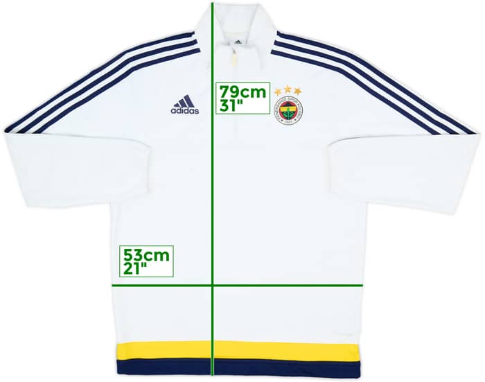 2015-16 Fenerbahce adidas 1/4 Zip Training Top - 7/10 - (M)