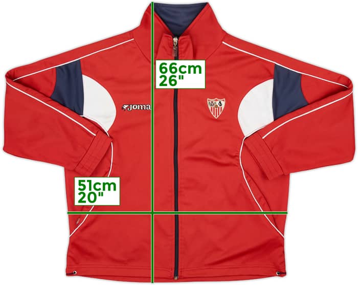 2005-06 Sevilla Joma Track Jacket - 6/10 - (XL.Boys)