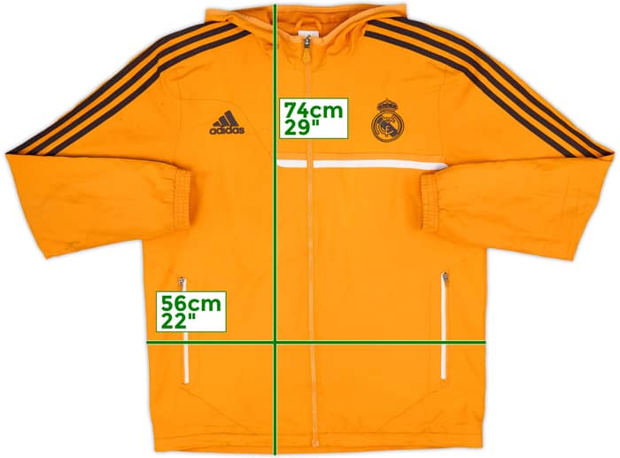 2013-14 Real Madrid adidas Hooded Rain Jacket - 6/10 - (L)
