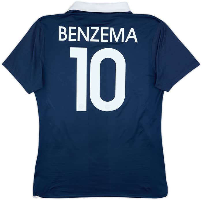 Camiseta auténtica de local de France 2014-15 Benzema #10 - 8/10 - (L)