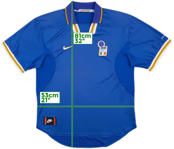 1996-97 Italy Home Shirt - 7/10 - (L)