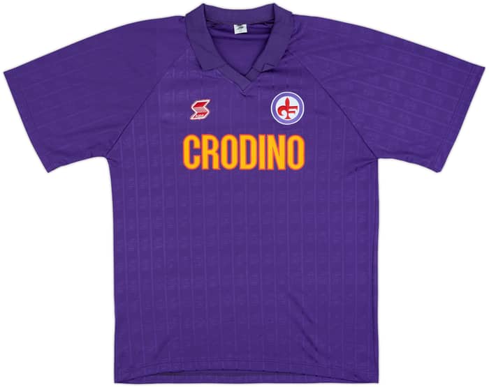 1988-89 Fiorentina Home Shirt #10 - 9/10 - (XL)