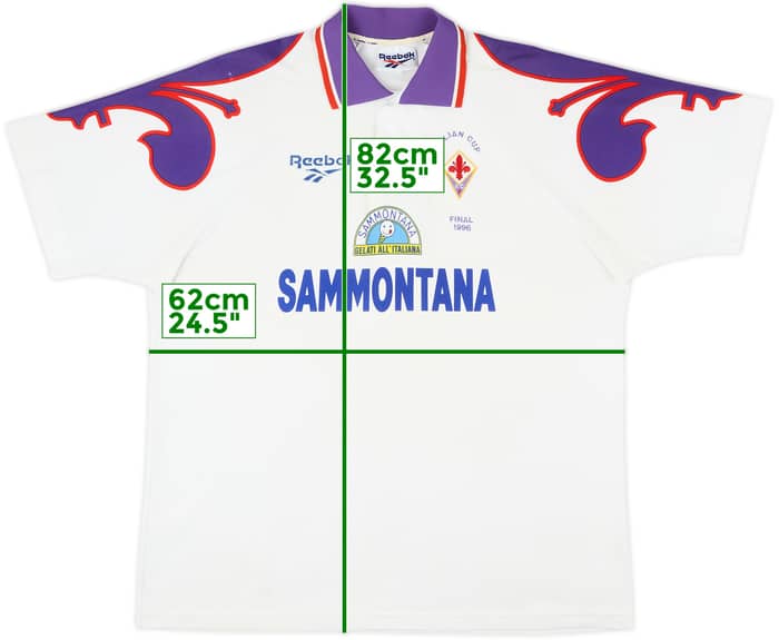 1995-96 Fiorentina Away Shirt - 8/10 - (XL)