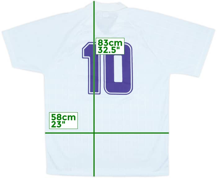 1989-90 Fiorentina Away Shirt #10 - 10/10 - (XL)