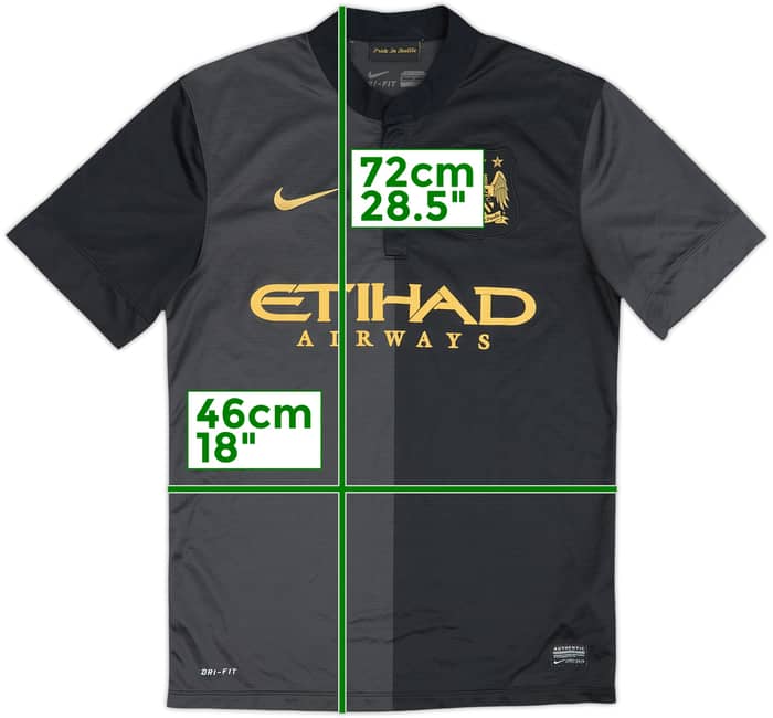 Camiseta de visitante del Manchester City 2013-14 - 5/10 - (S)