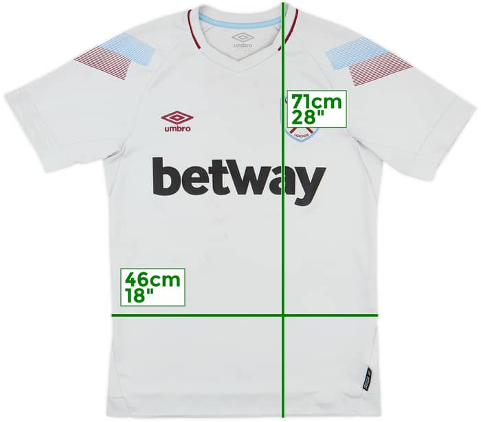 2018-19 West Ham Third Shirt - 5/10 - (S)