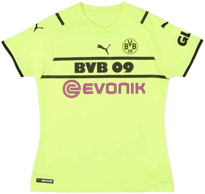 2021-22 Borussia Dortmund European Home Shirt - 9/10 - (Women's S)