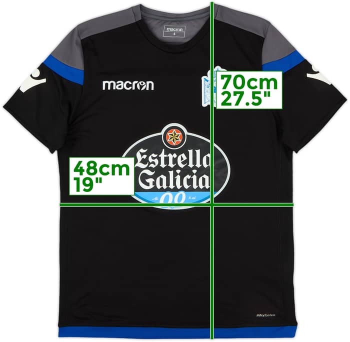 2017-18 Deportivo de La Coruna Macron Training Shirt - 10/10 - (S)