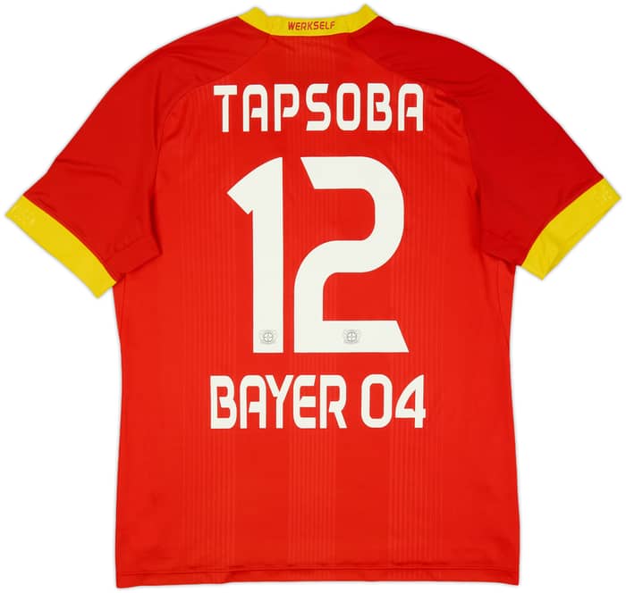 2020-21 Bayer Leverkusen Away Shirt Tapsoba #12 - 8/10 - (M)