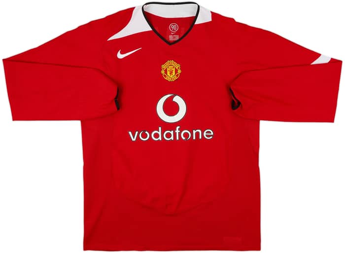2004-06 Manchester United Home L/S Shirt Ronaldo #7 - 7/10 - (L)