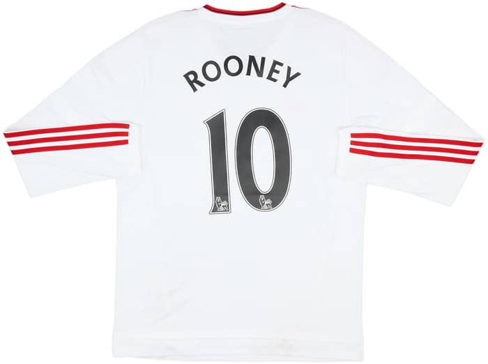 2015-16 Manchester United Away L/S Shirt Rooney #10 - 7/10 - (L)