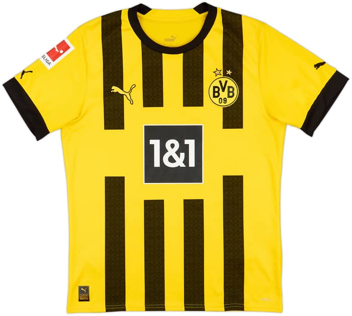 2022-23 Borussia Dortmund Home Shirt Bellingham #22 - 8/10 - (M)