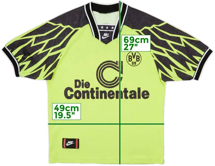 1994-95 Borussia Dortmund Home Shirt - 8/10 - (S)