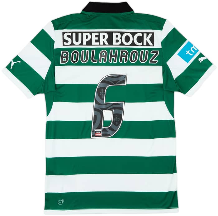2012-13 Sporting CP Home Shirt Boulahrouz #6 - 7/10 - (M)