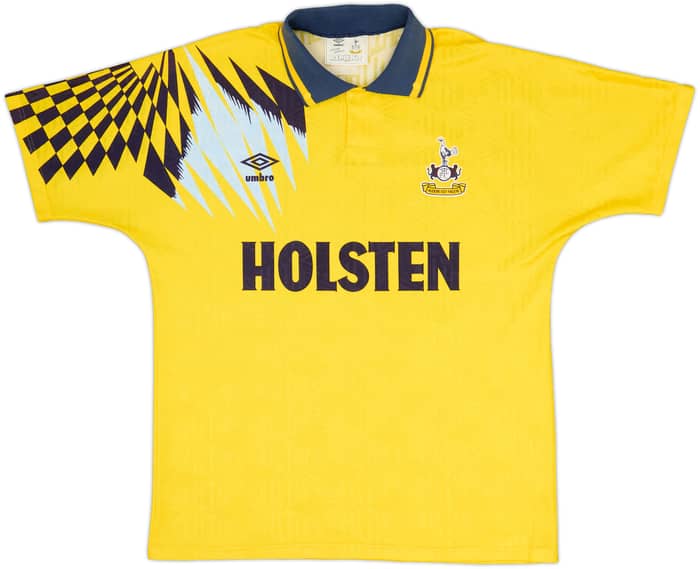 1991-95 Tottenham Away Shirt Klinsmann #18 - 8/10 - (L)